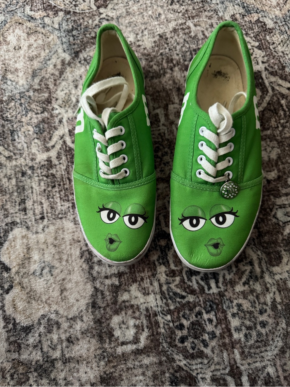 Bradford Exchange M&M’s Canvas sneakers with charm